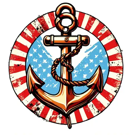 Anchor And Carabiner Locked