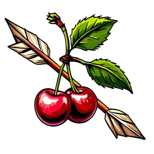 Cherry And Arrow Design