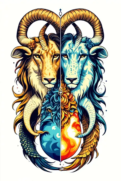 Capricorn And Aquarius And Pisces And Leo