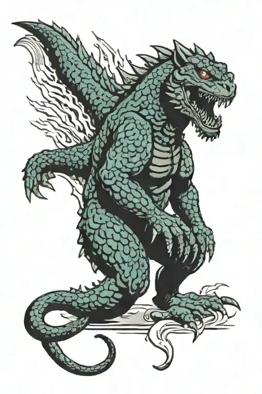 Godzilla Panther Crawl Down