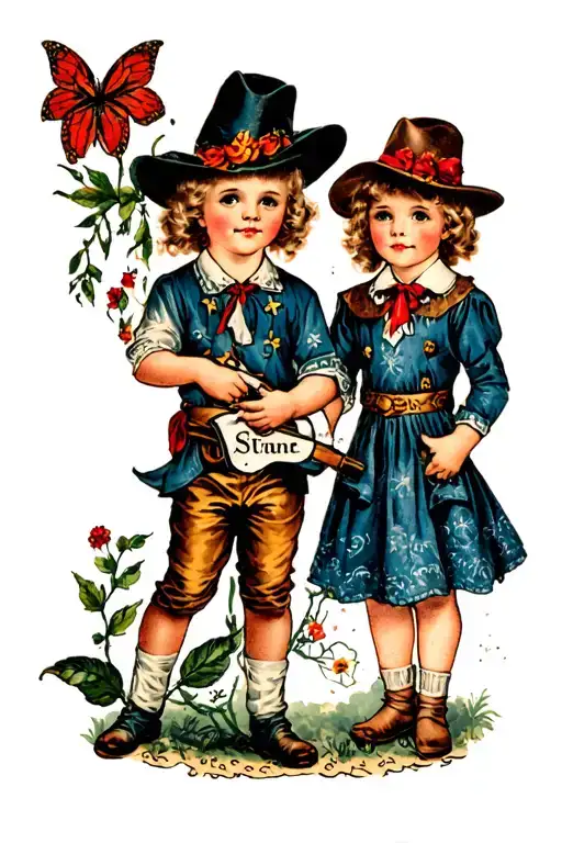 3 Kids Names Incorporated Into The Design