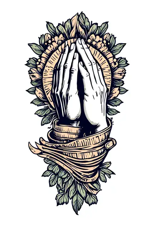 Praying Hands Holding
