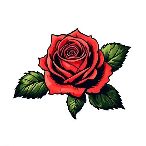 Rose With Eyes Looking