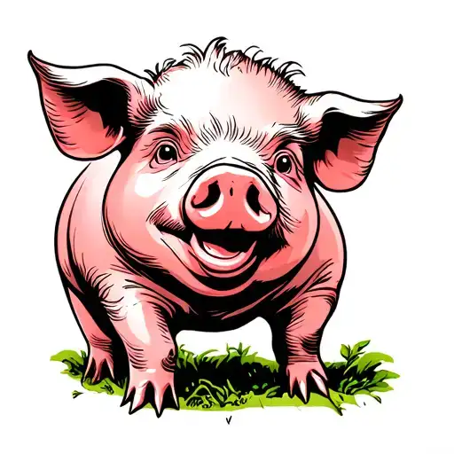 Cartoon Pig