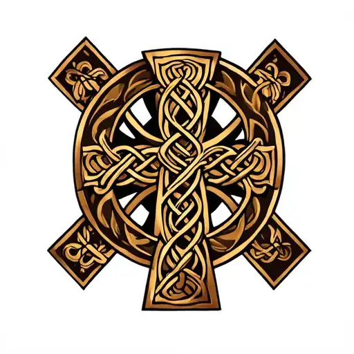 Celtic Cross Intertwined
