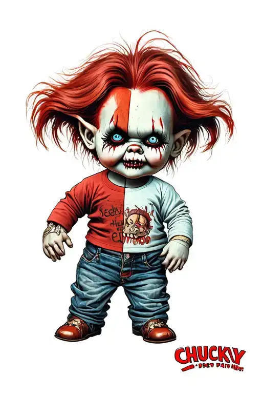 Half Rugrats Chucky And Half Horror Chucky F Baby