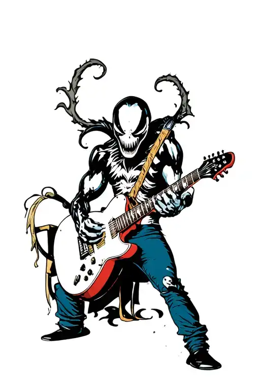 Venom Playing The Guitar