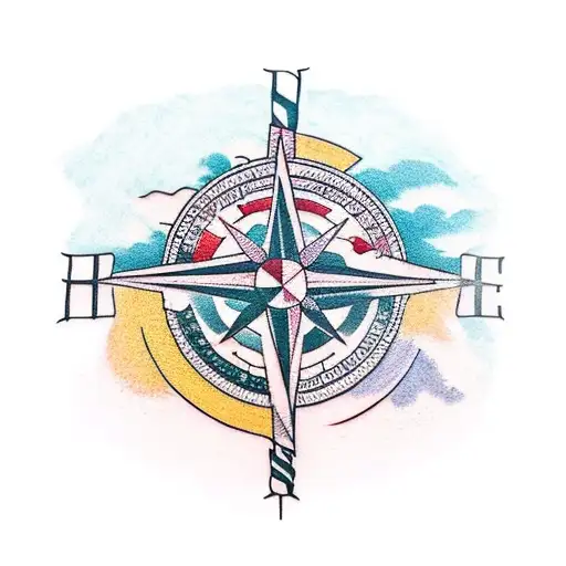 A Traditional-style Map Of Muskoka With A Decorative Compass Rose