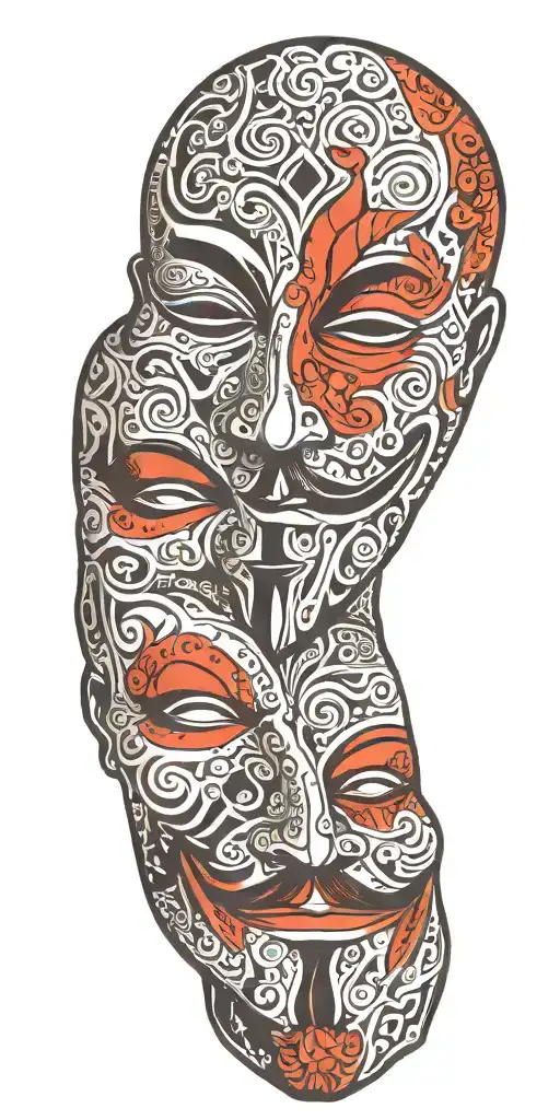 V For Vendetta Full Body And Rorschach Full Body Mask