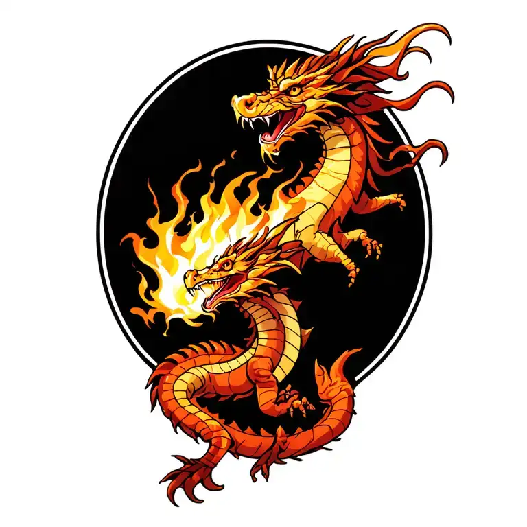 Dragon Breathing Fire