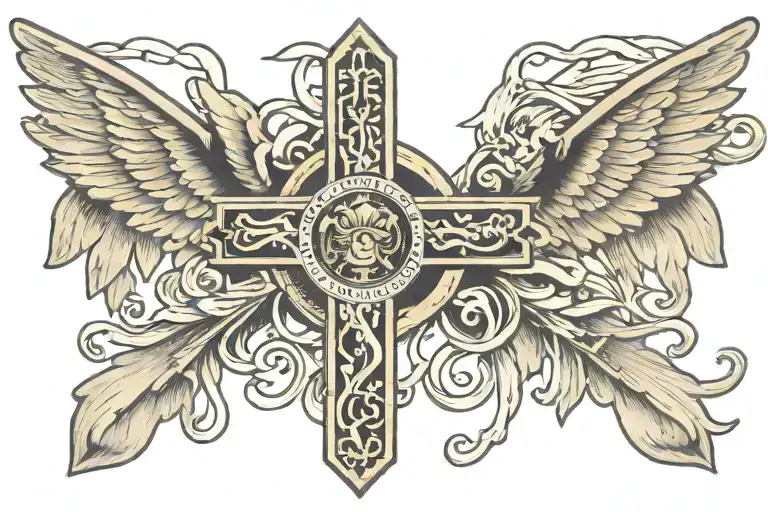 Gangsta Cross With Angel