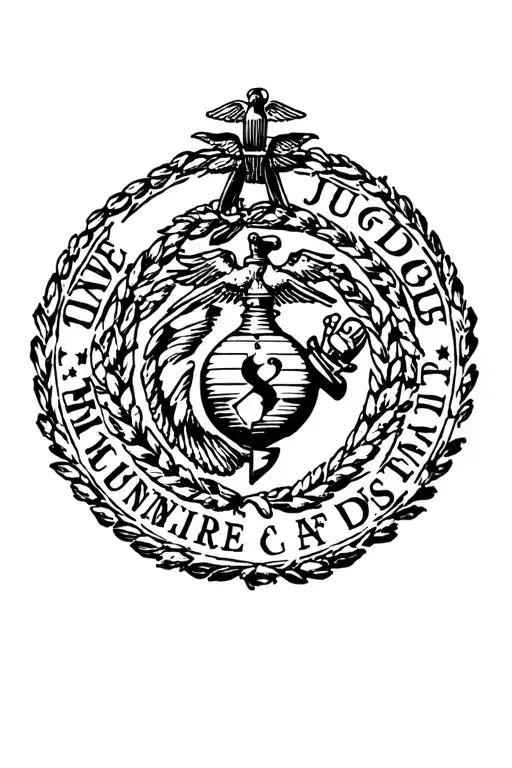 Marine Corps Judge Advocate Symbol Incorporating