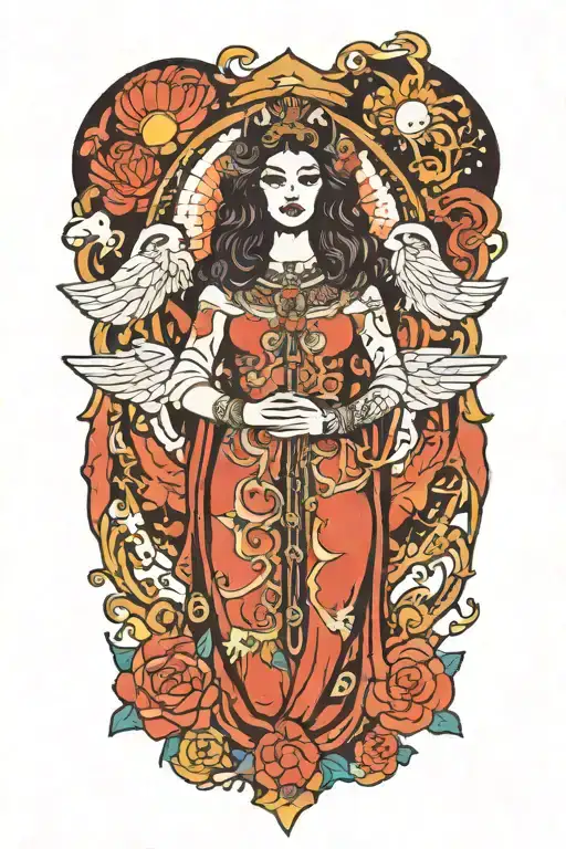 Heaven Opening Her Coat To Reveal Hidden Galaxies