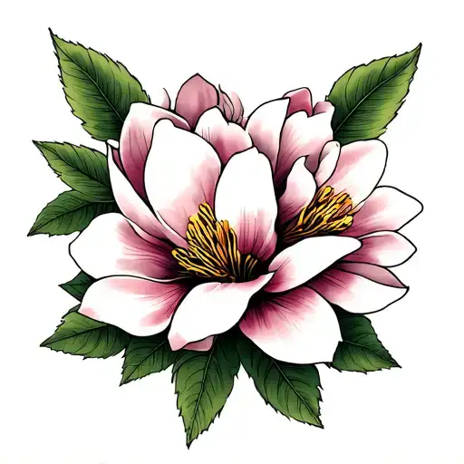 Usmc Police Magnolia Flowers