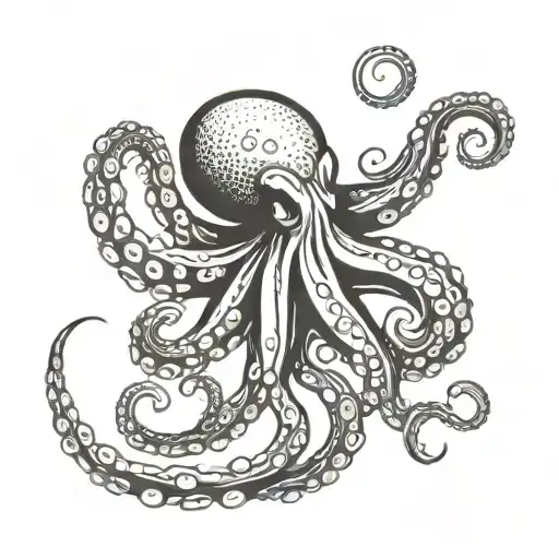Octopus With Long Tentacles