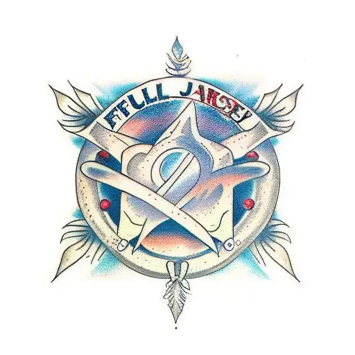 Full Sleeve Lettering Wrap Around Arm