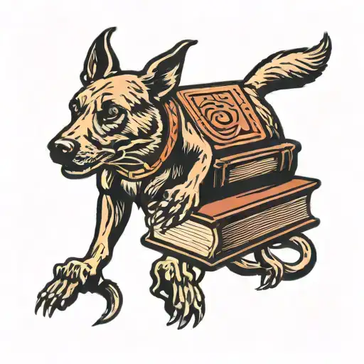 Dog Peeing On A Bible