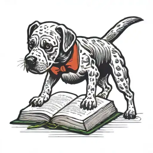 Dog Peeing On A Bible