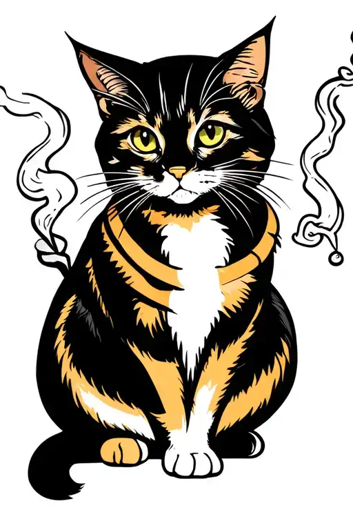 Cat Smoking