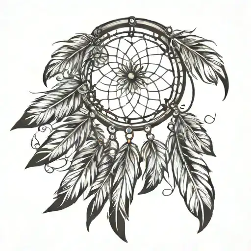 Dreamcatcher With Feathers