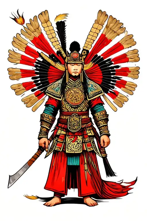 Mongolian Warrior Chinese Traditional