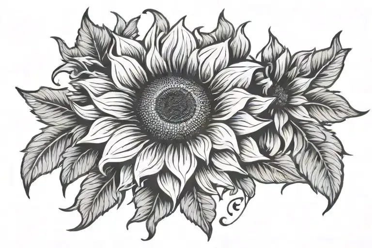 Sunflower Surrounded