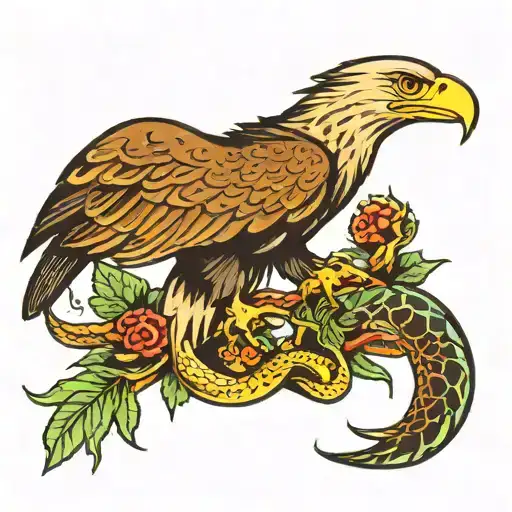 Eagle And Snake