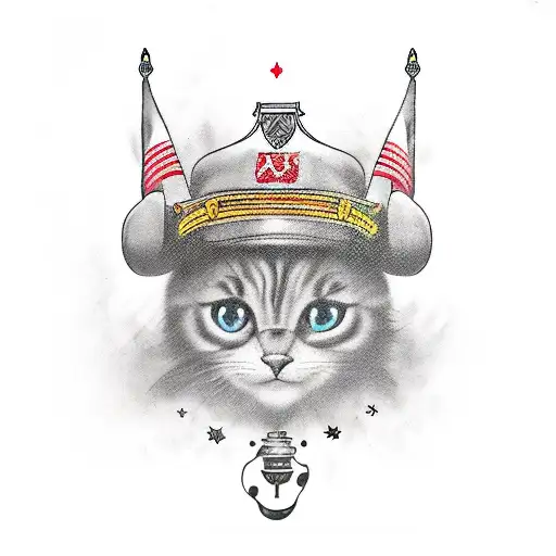 Black Smoke With Eyes Cute Looking Into A Mirror