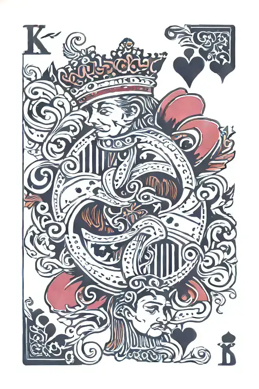 King Of Hearts Playing Card