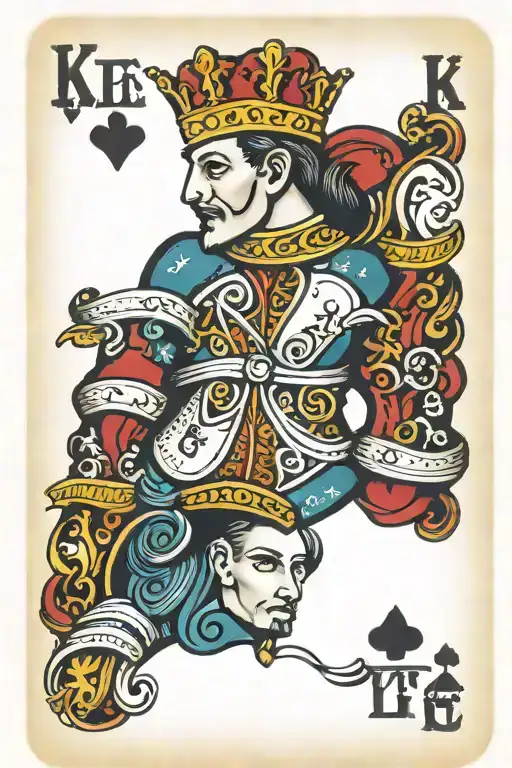 King Of Hearts Playing Card