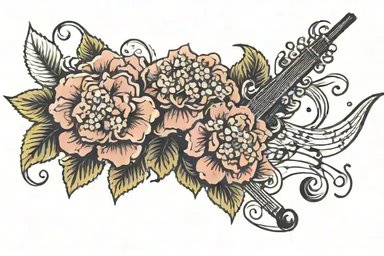 Music And Flowers Hydrangeas