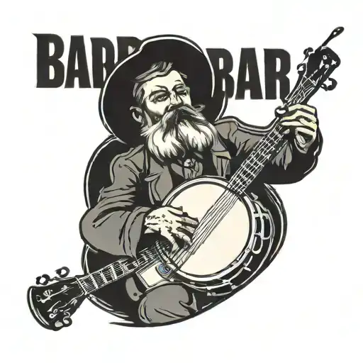 Bard Playing Banjo