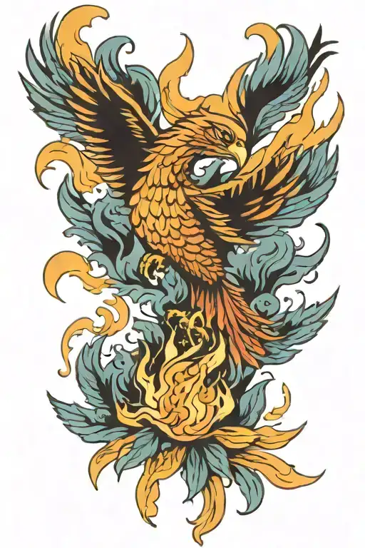 Rebirth Fire Phoenix