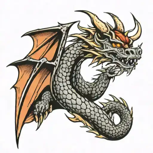 Dragon Over Shoulder