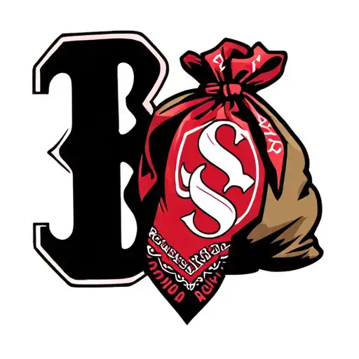 A Money Bag With A Red Boston Red Sox B To Replace Money Sign And Tie The Bag With A Red Bandana