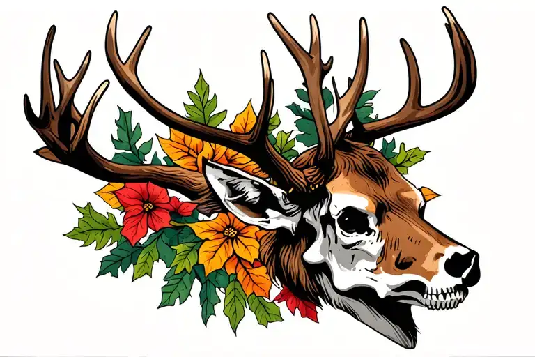 Skull Deer Head Which Forest