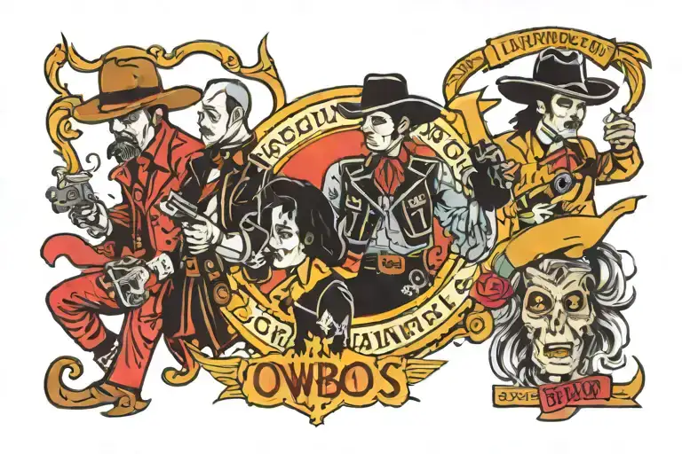 Goth Cowboys Inspired By Grindhouse Cinema