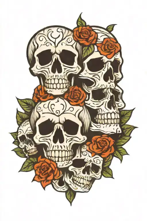 Skulls Surrounded