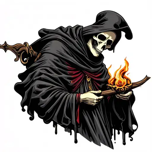 Grim Reaper Holding