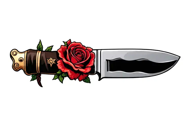 Knife And Rose