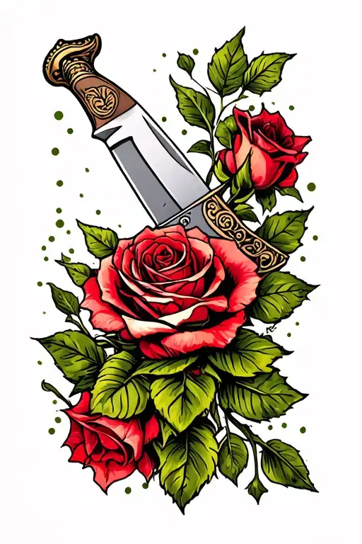 Knife And Rose