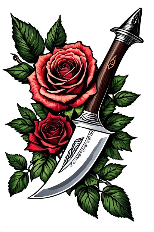 Knife And Rose