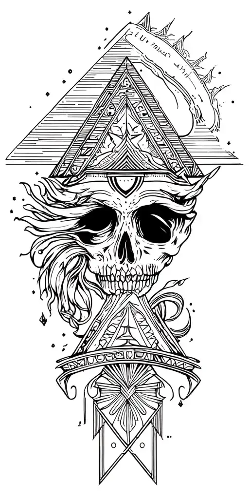 Full Sleeve Pyramid Abstract