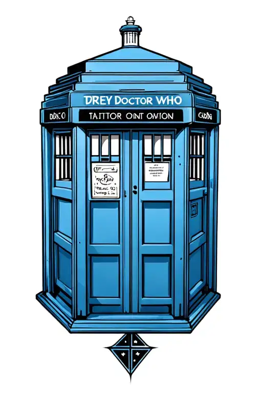 Tardis From Doctor Who