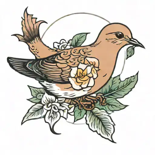 Mourning Dove Traditional Style