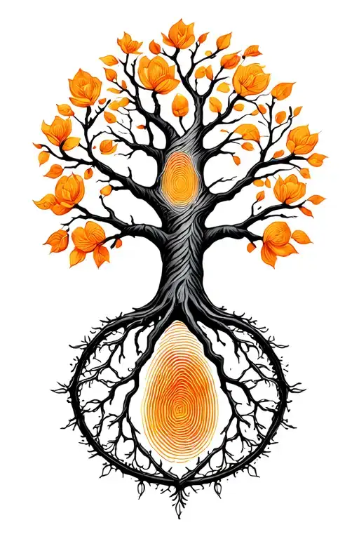 Tree Of Life With 3 Fingerprints