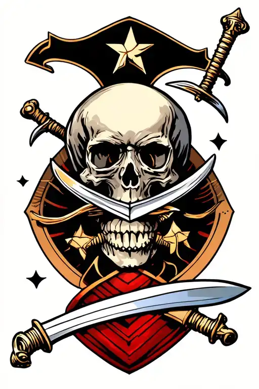 Skull And Swords Crossed