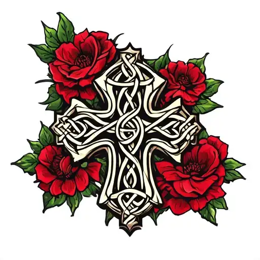 Celtic Cross Intertwined