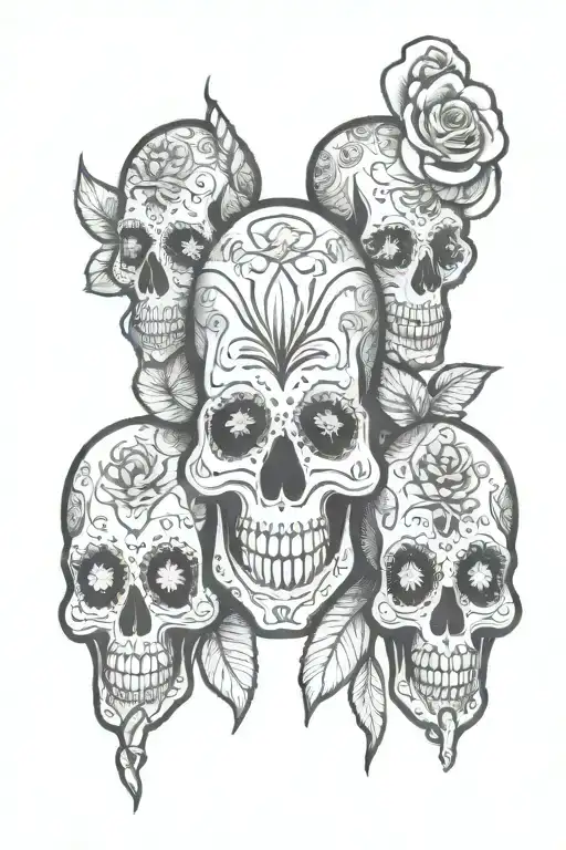 Sugar Skulls See No Evil Speak No Evil