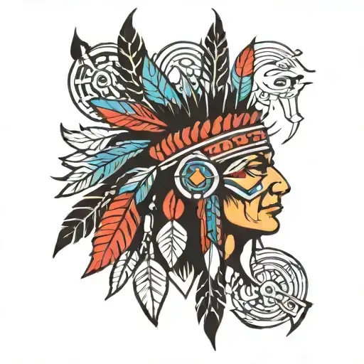 Billiot With Native American Symbols Incorporated